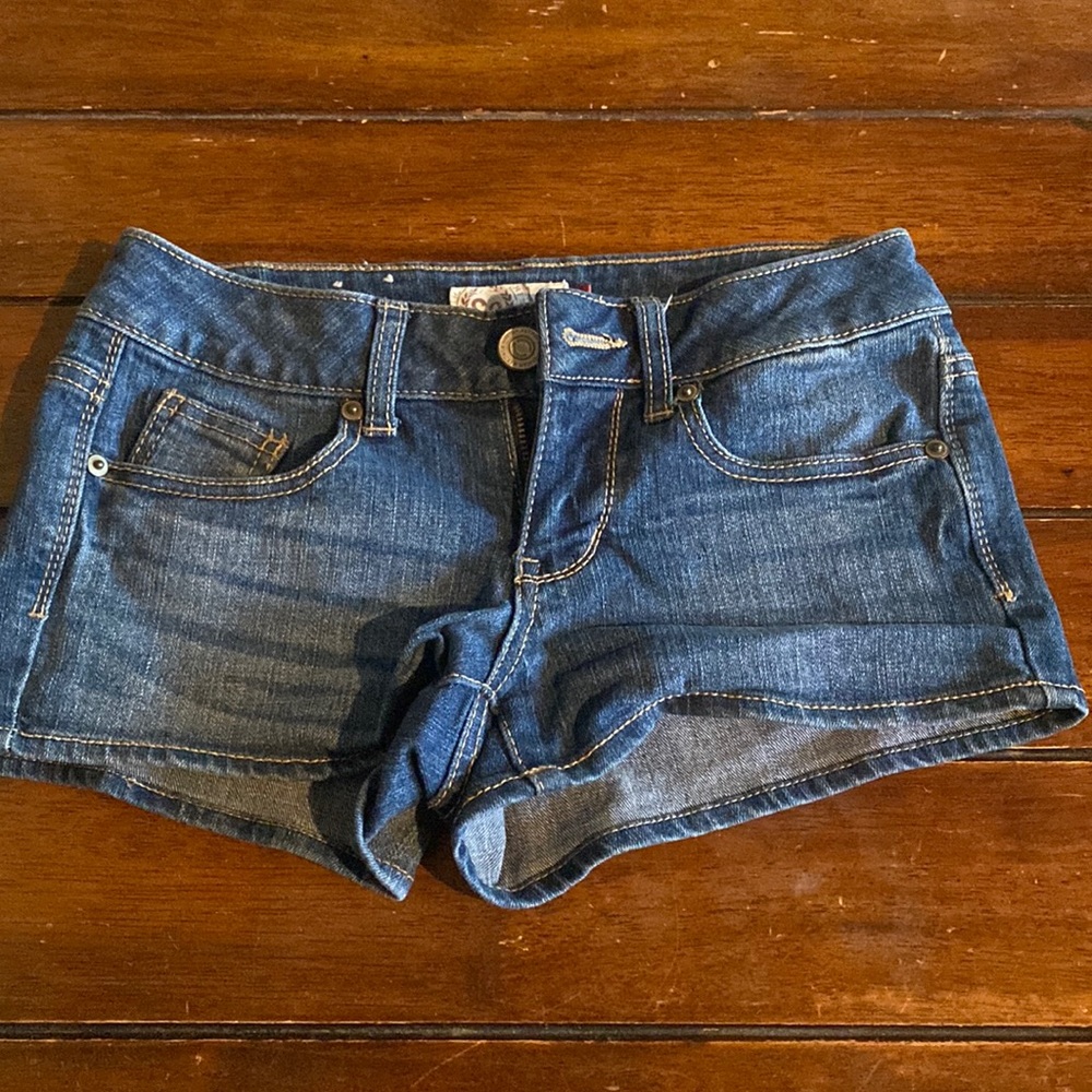 Denim Short Shorts